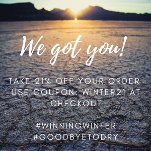 Winter Solstice Dry Skin Promotion Discount Self Care Challenge